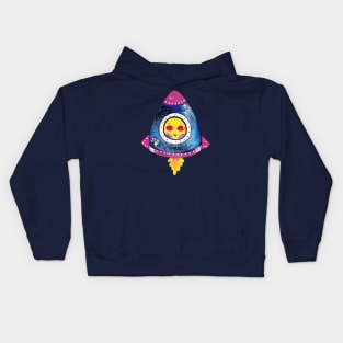 towards outer space Kids Hoodie